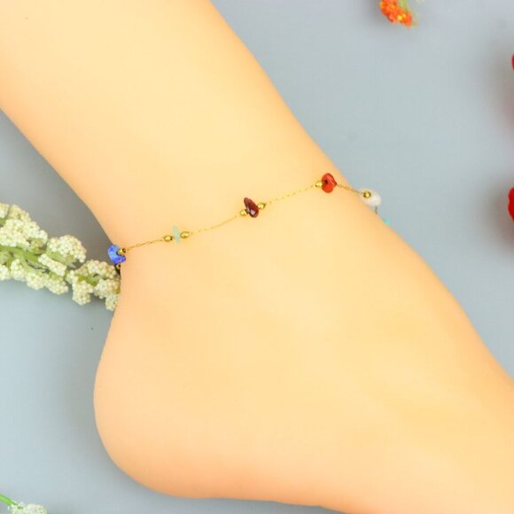 Handmade Anklet – A Stylish Choice for Women, Thoughtful Gift Idea, EVCH1109 - Picture 2 of 9